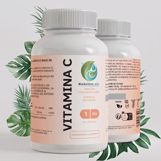 Vitamina C 1000 mg | 60 cápsulas vegetales