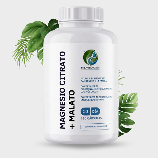 Magnesio Citrato + Malato 112,5 mg | 120 cápsulas